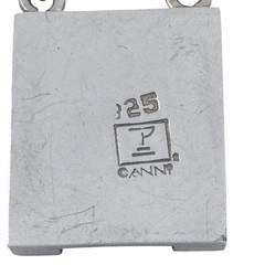 Vintage Sterling Silver 925 XOX Heart Charm Picture Holder