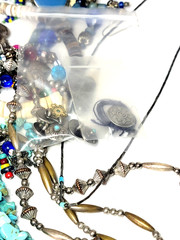 Modern Southwest Mixed Jewelry Lot Mixed BOHO Multicolor Recycle Parts Wear #3