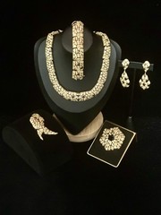 TRIFARI Trifarizade-Casbah Grand Parure 1968 Gold-Trifanium Alfred Philippe Box