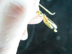 Vintage Gold Earrings 14K (583) and 18K (750) Made in Former USSR Weight 5.9g