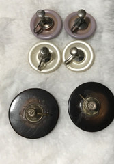 Vintage Lot Of 15 Chunky Earrings Earrings 12 Clip On , 3 Screw On Moon Glow etc
