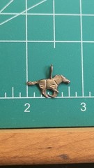 Vintage Sterling Silver Horse Charm, Pendant, 20 x 15mm, 1970s or 1980s, Pendant