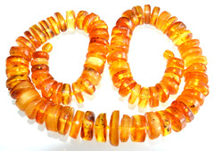 76gr RUSSIAN SOVIET BALTIC AMBER BEAD NECKLACE 琥珀 BRACELET STONE PENDANT EARRING