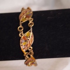 A Vintage Lauren Conrad Women’s Bracelet Leaves Rhinestones Granny Core