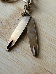 Vtg Bracelet 1/20th 12KTGF Automade & JMS 12KGF Water Skis Charm Sailboat 6¼”
