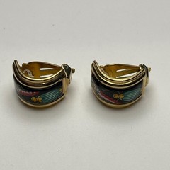Hermès Pre-Owned 20th Century Enamel Les Flacons Clip On Earrings – Preowned
