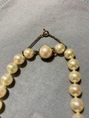 Vintage MAJORICA PEARL necklace in original box with signed certificate