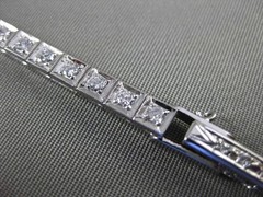 ANTIQUE LARGE 2.30CT OLD MINE DIAMOND PLATINUM HAMILTON WATCH F VVS/VS #14090