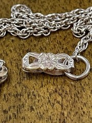 Vintage Barclay 1/20 12kt G. F. Floral Rhinestone Necklace