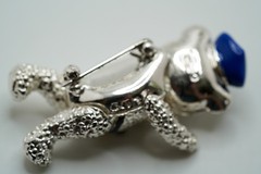 Vintage Articulating Napier Police Bear Brooch 4.5cm JB46