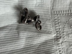 Vintage Sterling Silver Charm Airplane, lamp, crown, ring, car, prospector, bowl