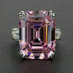 5.60 Ct Pink Sapphire Art Deco Vintage Engagement Ring 925 Sterling Silver