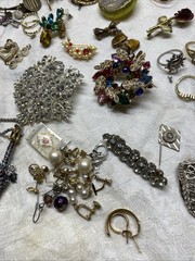 Lot Of Antique/Costume Jewelry