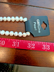 Elegant Genuine Pearl 64″ Long Classic Single Strand Endless Necklace