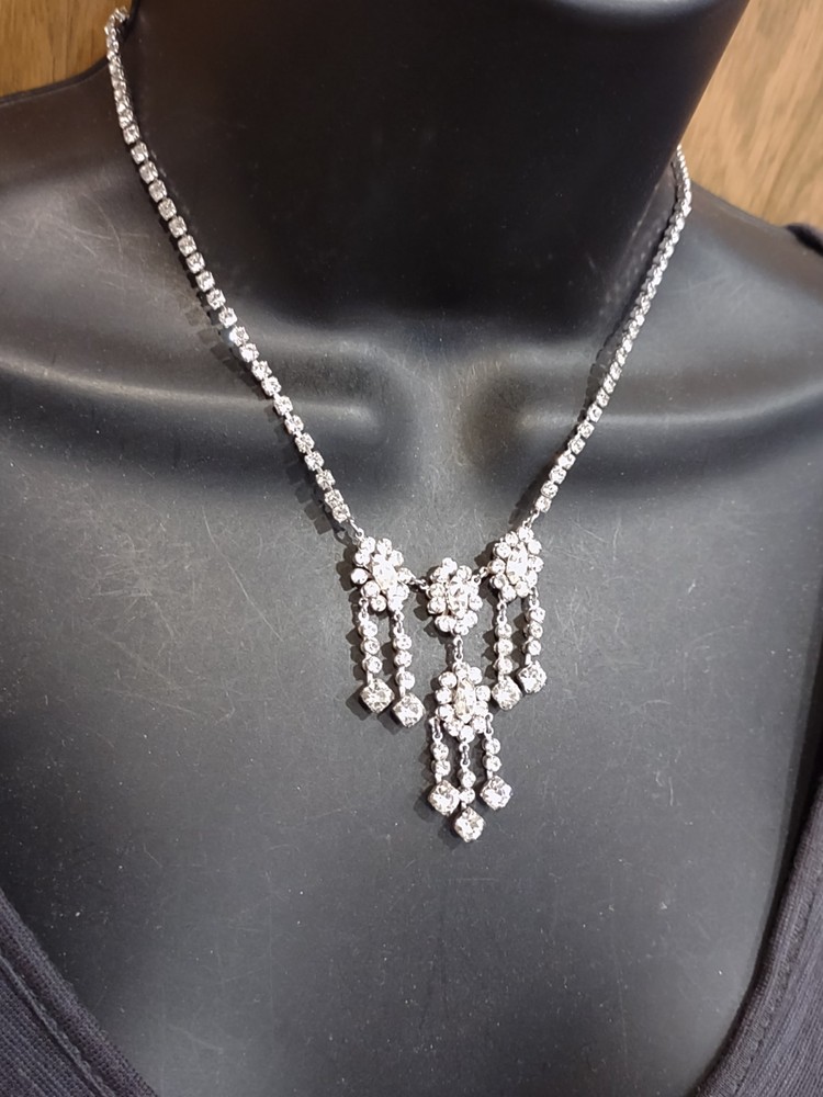 15.5 Inch Rhinestone Necklace