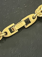 VTG Napier Gold Link Necklace 26 In