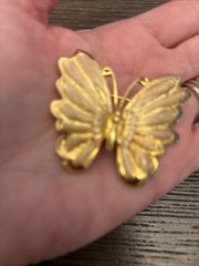 Vintage AAI Gold Tone Butterfly