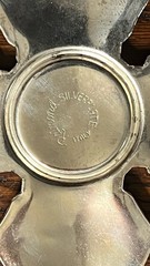 VTG Cross Raimond Silver plate Ornament Italy Signed 3.5 inches
