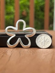 925 🌼🇹🇭 Slide Sterling Silver Vintage Flower Pendant