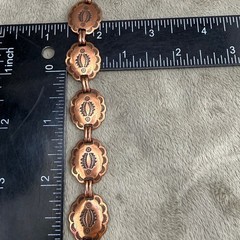 Vintage Copper Bracelet South Western 7’
