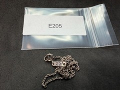 4.01g Vintage Sterling Silver 925 Rolo Link Chain Necklace 18 in M