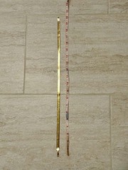 VTG Milor Herringbone Chain Necklace Gold Tone 925 Sterling Silver Wide Italy