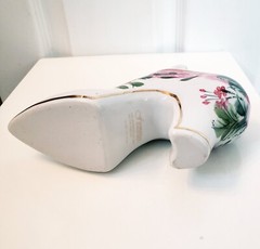 Vintage Formalities by BAUM BROS Porcelain Decorative Shoe Statue BEAUTIFUL!