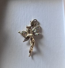 6 Vintage Kirks Folly Fairy Angels Charms Retired NIB Full Set