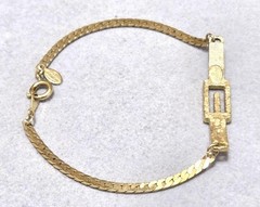 Givenchy G Logo Plate Bracelet 18cm Used Waterproof