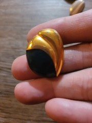 Lot Of 3pair Enamel Vintage Earrings Post Back Pierced Women’s Fashion Jewelry