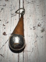 Old Pawn Sterling Silver Wizard Bell Pendant No Markings MCM HTF