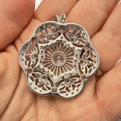 Joseph Esposito Necklace Art Deco Sterling Silver Magnetic Interchangeable 925