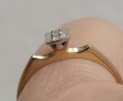 5 Vintage Brass Wedding Rings Salesman Samples No Stones Size 5.5 To 6.5