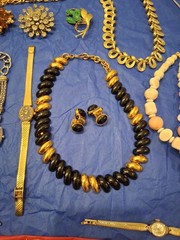 Vintage Jewelry. Monet, Napier, Coro, Givenchy, Joan Rivers, Ora, Bulova, Etc