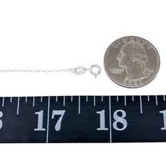 Vintage Sterling Silver 925 Crescent Moon Necklace 18”