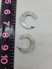 Vintage Earring Lot Of 3 Pierced Loops Studs