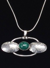 Vintage 80’s Silver 925 Rachel Gera Pendent One Of A Kind Signed Modernist Art