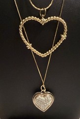 Mixed Lot Goldtone ~ Vintage Hearts ~ Retro Chic Belts , Alex&Ani ~ More !