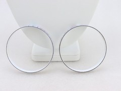8.25″ Vintage Set of 2 Marlene Austria Enamel Bangle Bracelets Modernist