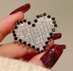 Women’s Heart Shape Cocktail Ring 2Ct Lab Created Diamond 14K Yellow Gold Plated