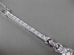 ANTIQUE LARGE 2.30CT OLD MINE DIAMOND PLATINUM HAMILTON WATCH F VVS/VS #14090