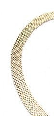 Vintage NANASI 12K Gold Filled Mesh Necklace 47 Grams 15.5 Inch Collar