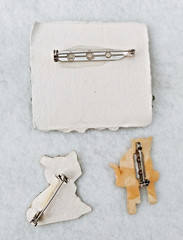 Handmade Cat Brooches (103 – 2389, 125 – 1839, 160 – 2381)