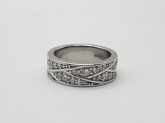 $7000 VS F IDEAL CUT Natural Diamond Platinum 7mm Eternity Band Ring SZ 7 15g