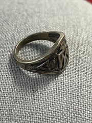 Vintage Bell Sterling Silver Thunderbird Signet Ring Sz 7 — 3014