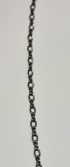 Vintage LIZ PALACIOS Necklace Dainty Crystal Pearl Black & Grey Delicate Signed
