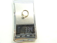 Beautiful Brutalist 14 K Gold Twig 19 Diamond Double Halo Sz 6.5 Cocktail Ring