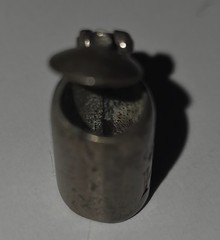 Vintage Sterling Silver 925 Charm Pendant Stein Crown HB Beer Tankard Lid Opens