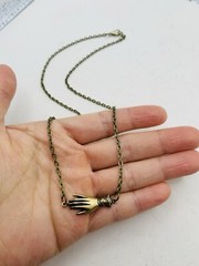 Vintage Style Victorian Elegant Ladies Cottagecore Dainty Hand 18 in Necklace