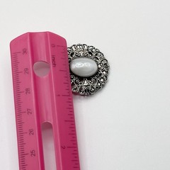 Vintage Antique Ornate Filigree Scarf Ring Clip